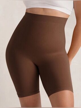 Shapermint Essentials High Waisted Shaper Short - M/L Chocolate